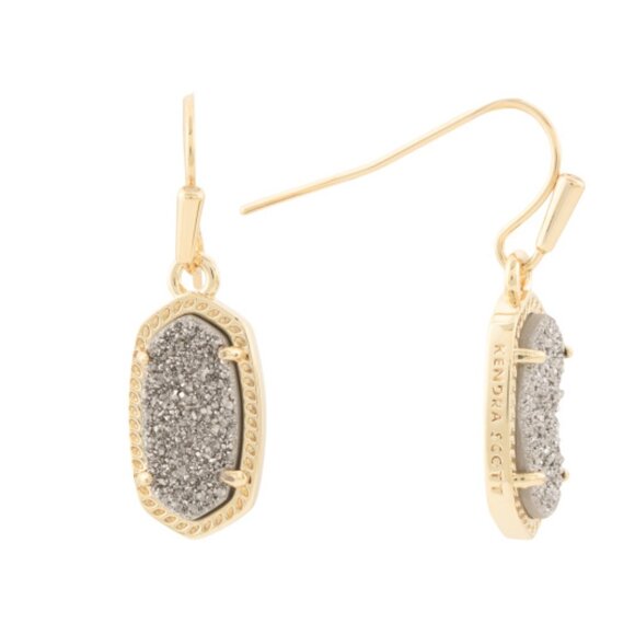 KENDRA SCOTT Gold Lee Earrings - Picture 1 of 2